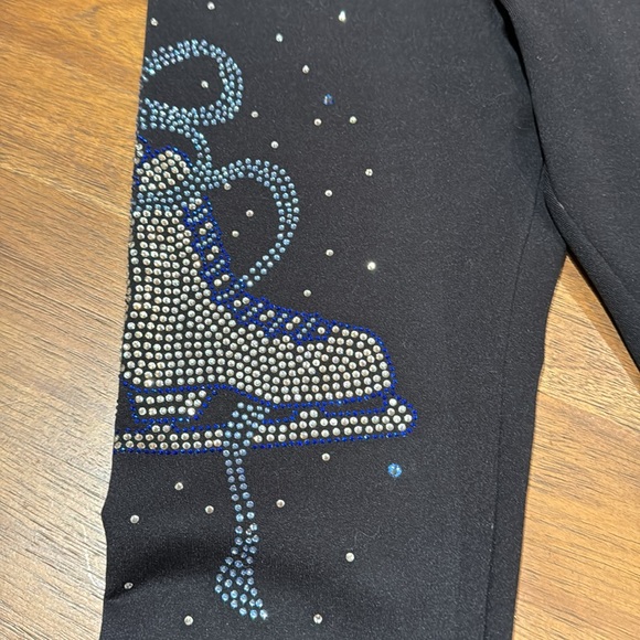 Children’s small figure skating leggings - Picture 2 of 5